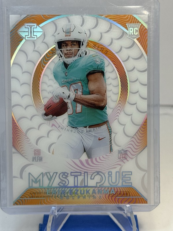 Panini 2022 Illusions Erik Ezukanma Mystique #M-36 Miami Dolphins Rookie