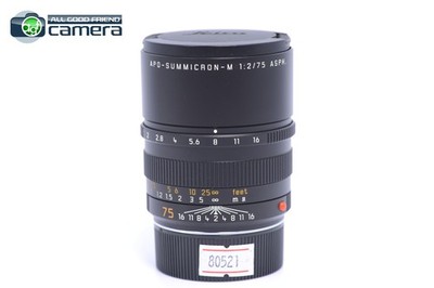 Leica APO-Summicron-M 75mm F/2 ASPH. Lens Non-6Bit 11637 *EX+* | eBay