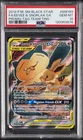 2019 POKEMON SM BLACK STAR PROMO #SM169 FULL ART/EEVEE & SNORLAX GX PSA 10