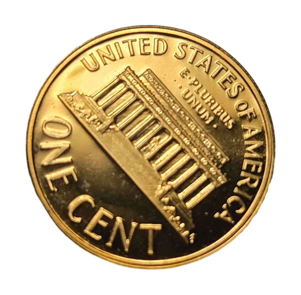 1960 Lincoln Memorial Cent Proof Large Date 1C US Coin - Image 4 of 4