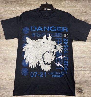 Travis Scott Cactus Jack For Fragment  Danger   Tee 100% Authentic Size Small  