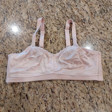 Wacoal 852303 Back Appeal Wire Free Bra Size 38DD Light Pink Rose Dust NWOT