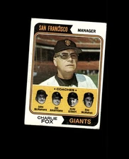 1974 Topps 78 Charlie Fox MG VG #D1,450837