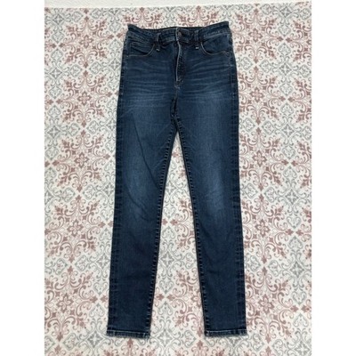 Abercrombie & Fitch Simone High Rise Super Skinny Jeans Dark Wash 6R 28
