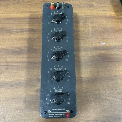 General Radio 1432-P Decade Resistor Box Vintage 