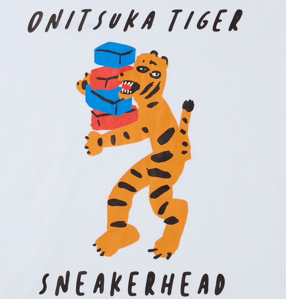 Onitsuka Tiger Oversized Graphic T-Shirt Unisex Lifestyle Tee