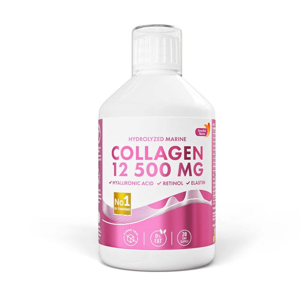 Swedish Nutra Liquid Marine Collagen 12500mg Fruit Flavour 500ml