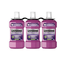 Listerine Total Care Anticavity Fresh Mint Mouthwash, 3 pk./1L FREE shipping