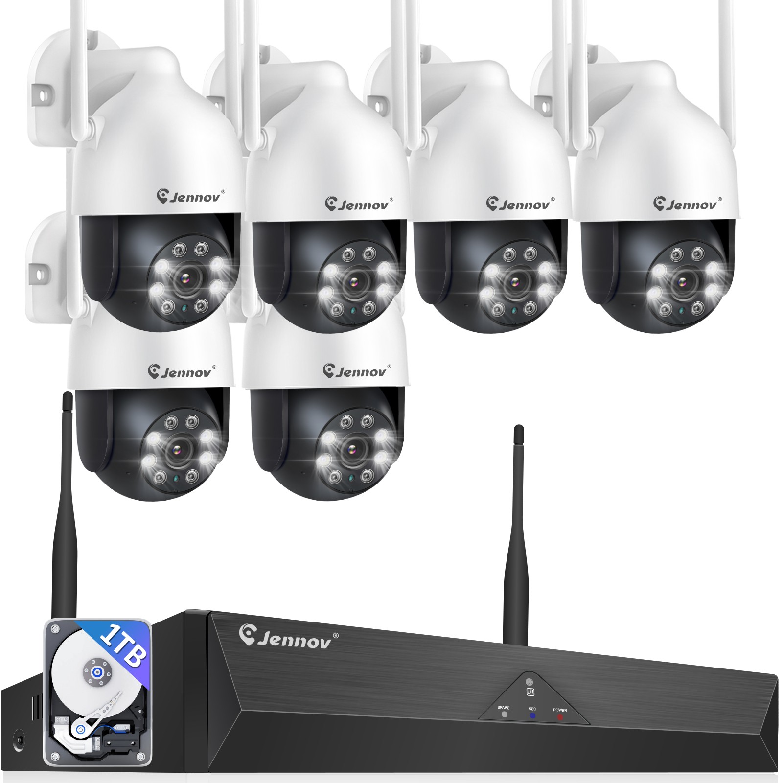 10ch Nvr Wifi Alexa Human Detection 1tb