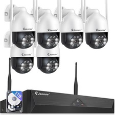 5MP NVR Wireless Security Camera System WiFi Outdoor IP 2Way Audio Night Vision