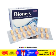 1 Box Bionerv 60er Alpha Liponsäure, Vitamin B1, B6, B12 reduziert...