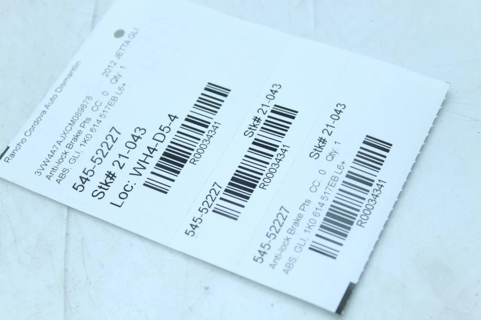 Pieza de freno antibloqueo control electrónico de estabilidad compatible con 12-14 JETTA GLI 34341 Foto 2 de 4