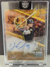 2026 Topps Industry Conference Bowman's Best Ha-Seong Kim Auto Gold Lava 40/75