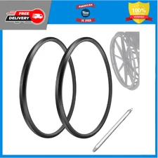 (1 Pair) Wheelchair Rear Wheel Replacement Tire, Wheelchair Tire, 24 X 1 Unive