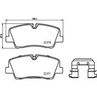 Brembo BremsbeläGe Bremsbelegsatz Hinten FüR Hyundai H350 Bus