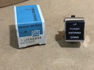 GM 1246625 Power Antenna Switch -- 1975-1976 LeSabre, Electra & Riviera -- NOS