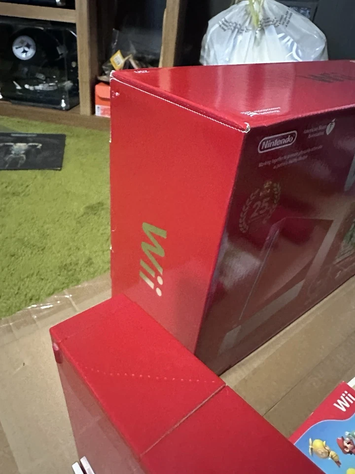 Consola Nintendo Wii Limited Roja 25 Aniversario Super Mario Completa Sin Inserto Foto 4 de 4