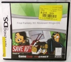 Nintendo DS Final Fantasy XII: Revenant Wings Game With Gamestop Case