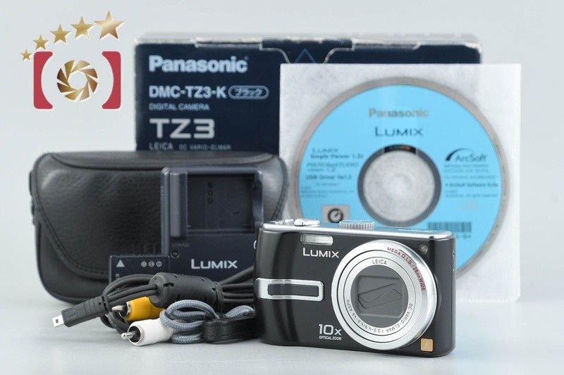 DMC-TZ3 Lumix Panasonic ブラック DMC-TZ3 Panasonic Digital Optical 10x (7.2MP, Black - Camera デジタルカメラ