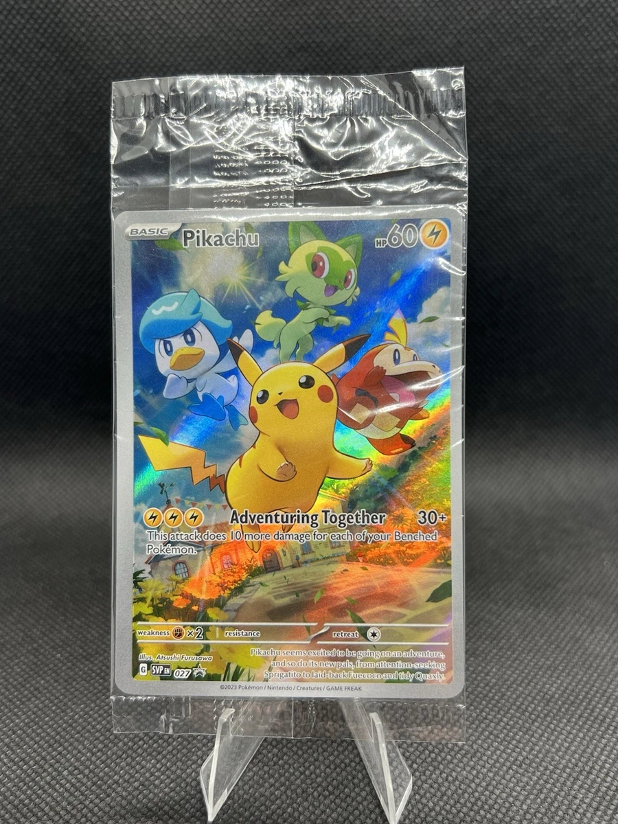 Pikachu 027 Sv: Scarlet & Violet Promo Cards for sale | eBay
