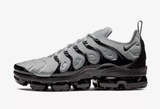   DS Nike Air VaporMax TN Plus Men's Grey/Black Air Cushion Shoes Free Shipping