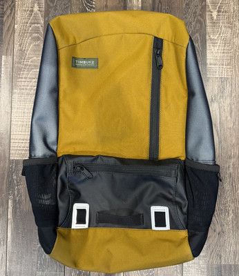 TIMBUK2 Alcatraz Backpack Laptop 17'' Gold/Black School Travel Commute Business