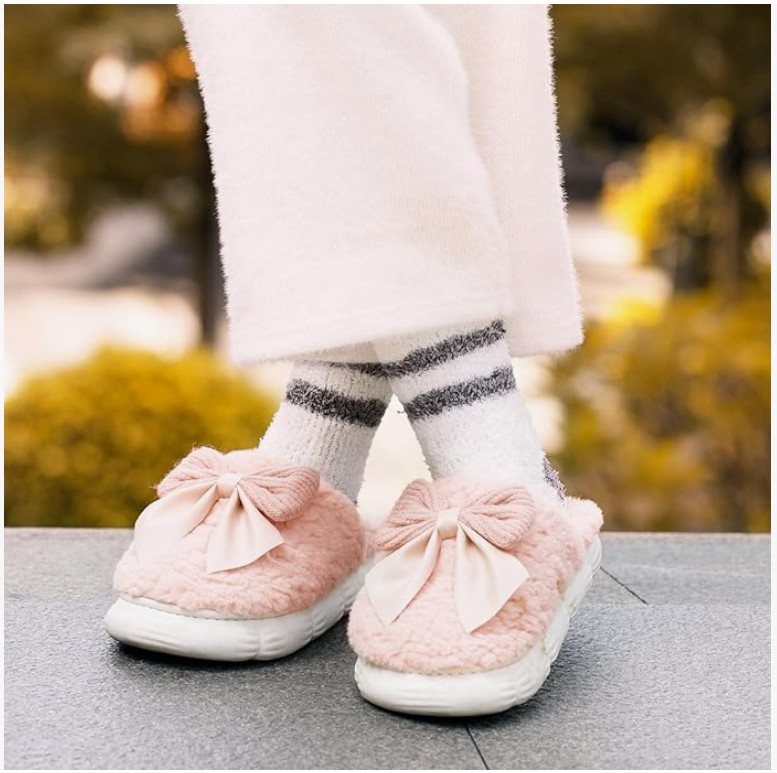 Womens Socks Winter 5 Pairs Cozy Slipper Fluffy Warm Footies Sleeping Soft Knits