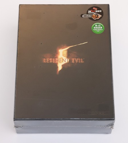 XBOX 360 Resident Evil 5 Limited Edition Taiwan Rare Making of G1 Steelbook Case