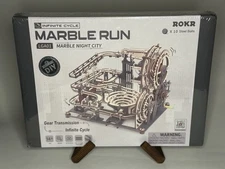 ROKR Marble Night City Marble Run LGA01 Wooden Puzzle 3D - 294 PCS - New Sealed