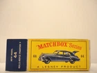 Box for 1964 Lesney Matchbox No.44 'ROLLS-ROYCE PHANTOM V'-see photos & more bxs
