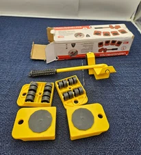 Umzugshelfer 5 Piece Furniture Mover Roller & Lift Lever Home Moving Max 150kg