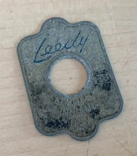 LEEDY BADGE Rack Floor Tom Bass Snare Drum Logo Plate Emblem Part '49-51 Version