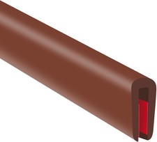 Rubber Edge Trim, Flexible Edge Trim for Sharp Edge, 1/16" U Channel Edge Protec