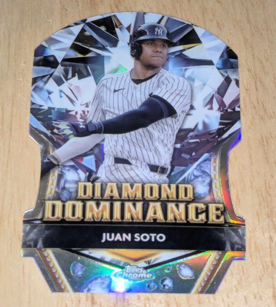 Juan Soto 2024 Topps Chrome Update Diamond Dominance CASE HIT Die-Cut #DD-14