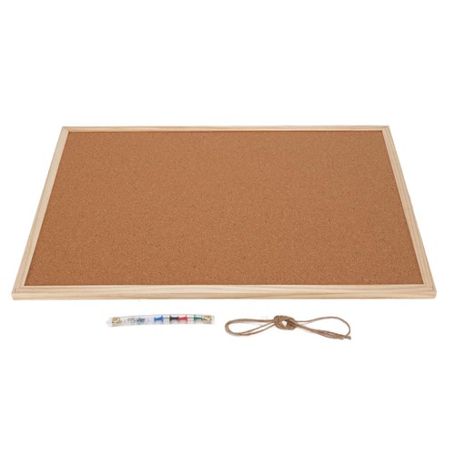 Cork Board 40x60cm Wooden Frame Cork Bulletin Board For Office School Home New - Picture 9 of 12