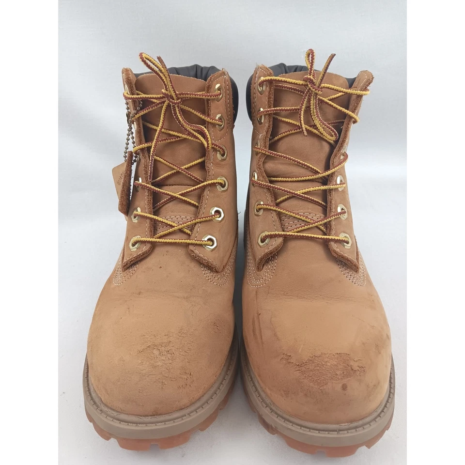 Timberland 12909 Niños 6 Pulgadas Premium Trigo Impermeable Cuero Botas Talla 5.5M Foto 3 de 4