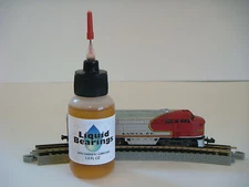 Liquid Bearings, BEST plastic-safe 100%-synthetic oil for Marklin or any train!