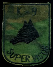 USAF 635th Security Police SQ K-9 Supervisor Utapao Thailand Patch JPI