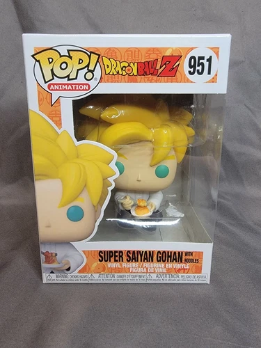 Funko POP! Animación: Dragon Ball Z #951 Super Saiyan Gohan con fideos 