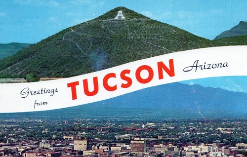 Greetings from Tuscon, Arizona - unposted RPPC - Bild 2 von 3