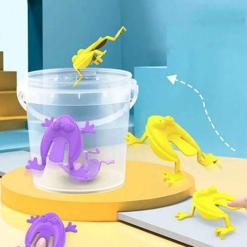 Jumping Plastic Frogs - Pinata Toy Loot/Party Bag Fillers Wedding/Kids U6D8 - Picture 14 of 22