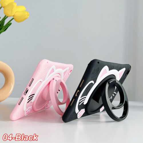 10.2" Case Cover For iPad 7/ 8th 9th Generation Kids Cute Silicone Cartoon Stand - Picture 9 of 64