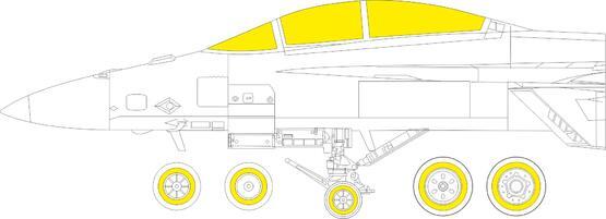 Eduard 1/48 paint masks F/A-18F for MENG - EX840 Eduard 1/48 paint masks F/A-18F for MENG - EX840