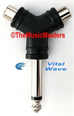 2 X ADATTATORE AUDIO RCA MASCHIO JACK FEMMINA 6.35 Mm FEMMINA MIXER DJ PHONO - Foto 8