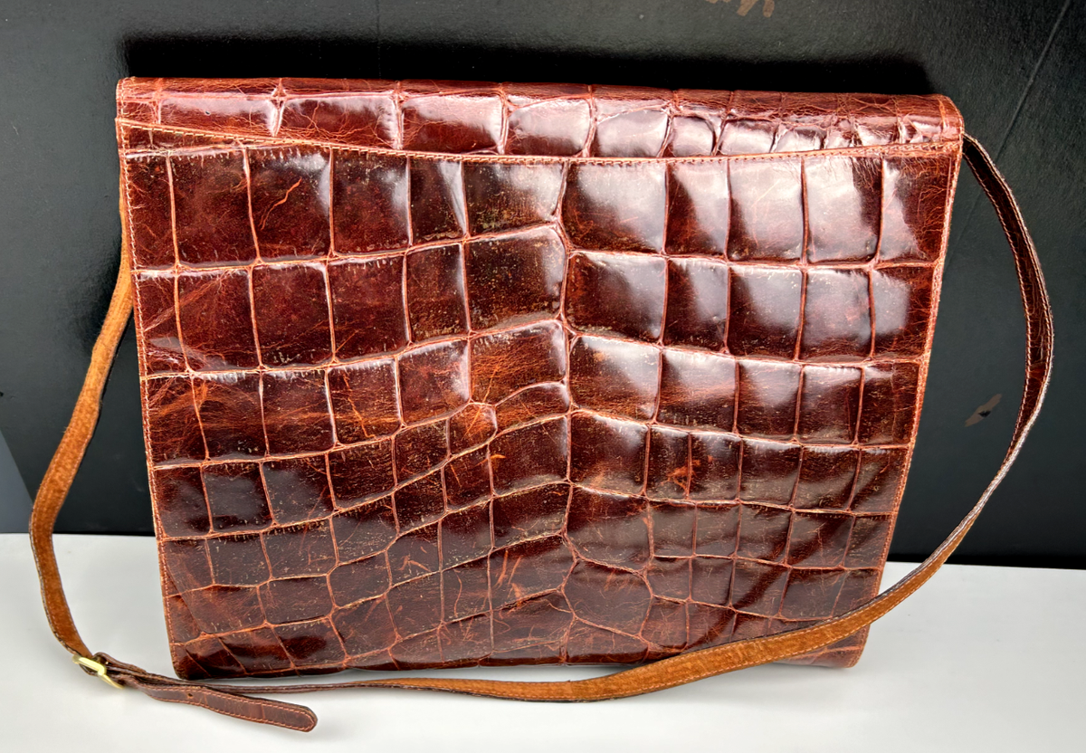 Tullio Zepponi Vintage Handbag Italian Leather #9987821 MADE IN 