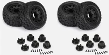 Pro-Line 2.8" MT Bonesaw Tires PRO1023910 1/10 black Wheels 12mm 14mm Traxxas