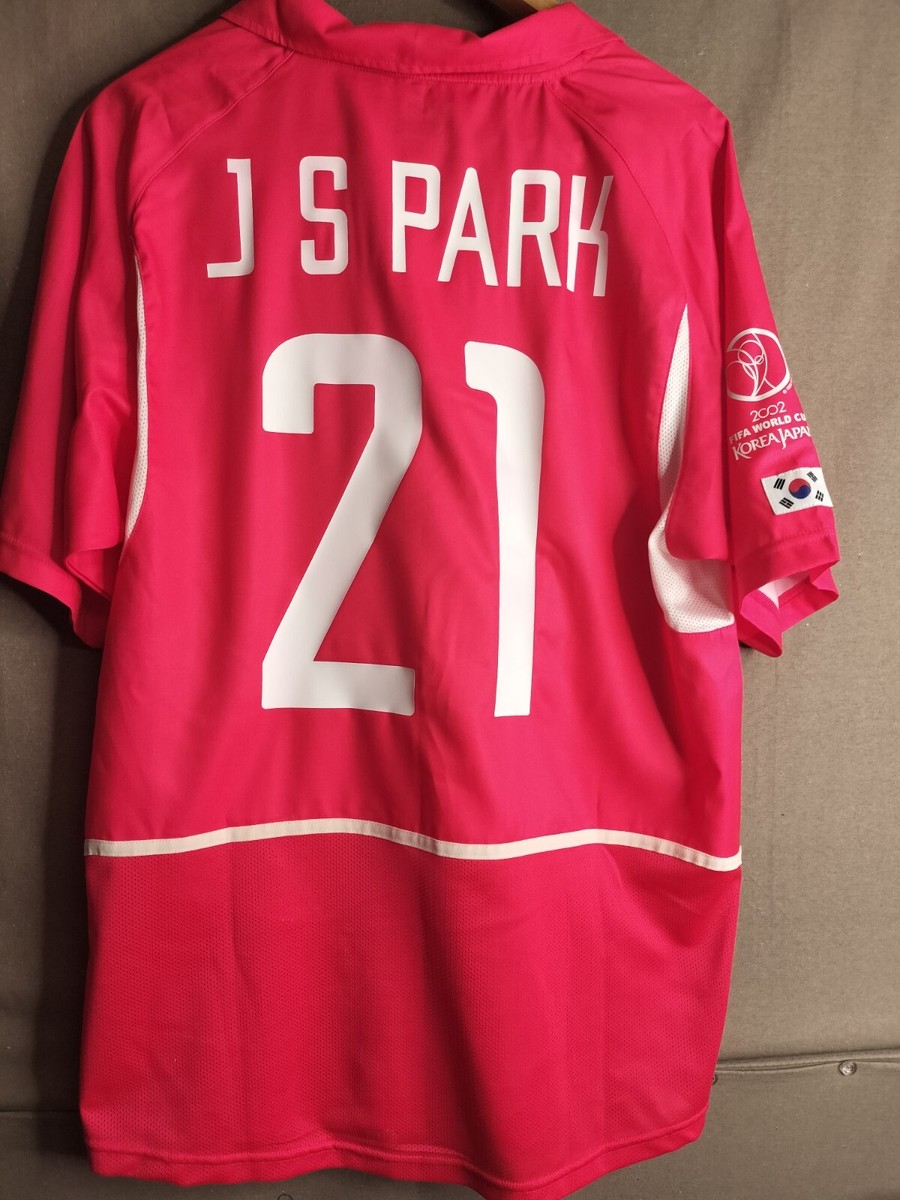 Park Ji Sung 21 XL South Korea 2002 World Cup Home FOOTBALL