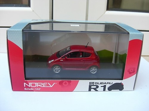 Subaru R1 coupe 2005 Norev 800060 MIB 1:43 n 360 ebbro suzuki honda mazda datsun