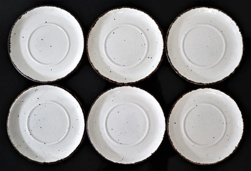 6 x Midwinter Stonehenge  Sun, Moon, Earth Saucers Vintage retro, MCM 1970s