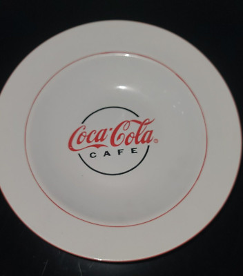 2 - Coca-Cola Cafe Gibson Bowl Rimmed Soup /Pasta / Salad Bowl Collectible 9 